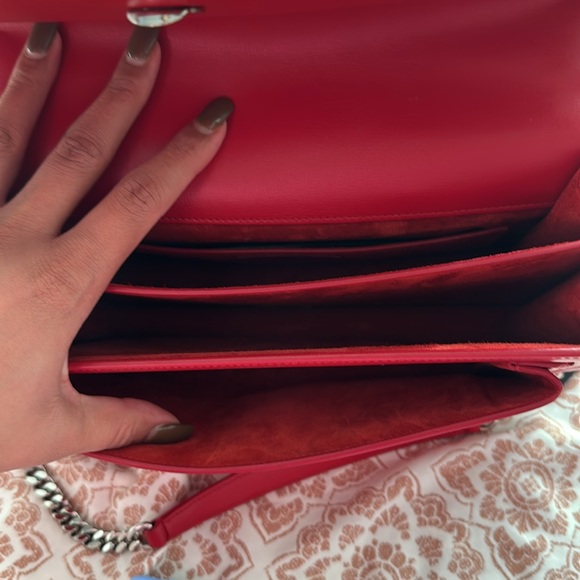 AUTHENTIC 2018 ysl sac mng l sunset avec tass - Picture 3 of 10